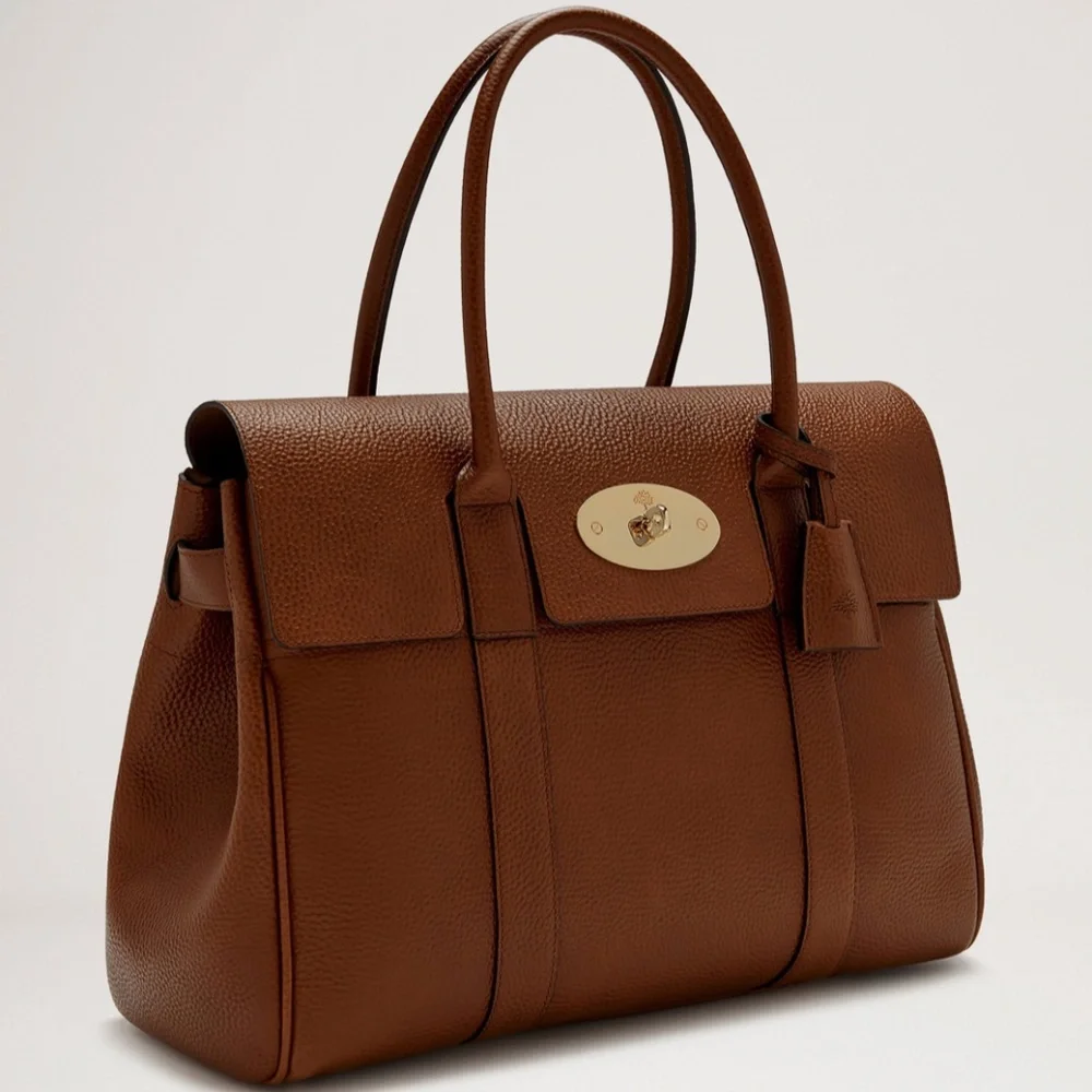 Mulberry 'Bayswater' in Oak Brown Classic Leather Tote  - MSRP $1495 - NWT